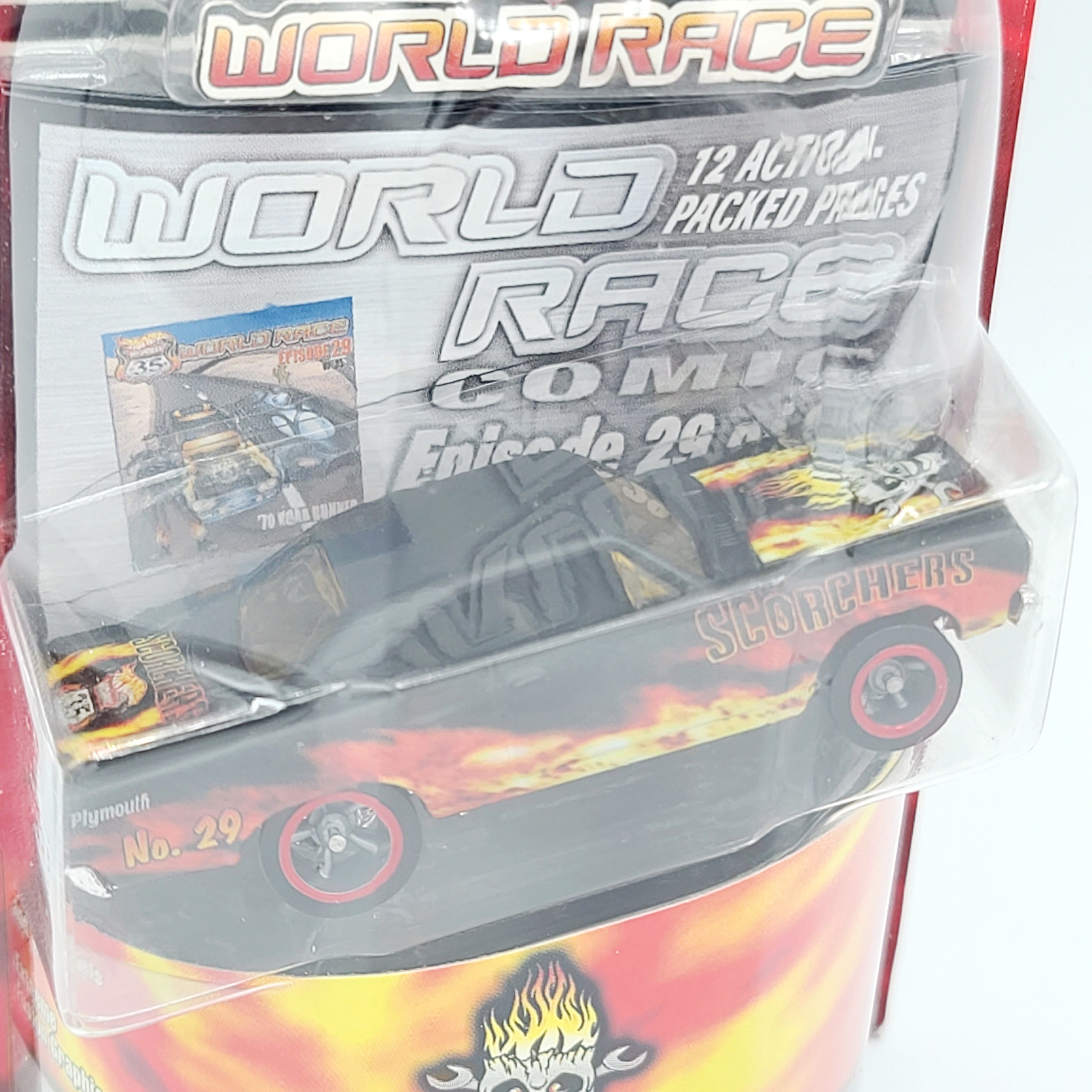 Hot Wheels '70 Plymouth Roadrunner Scorchers NitroX2 - 1:64 (2003 Highway 35 World Race)